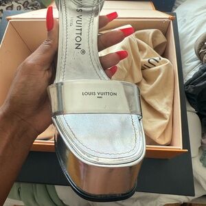Louis Vuitton Silver Women's platform